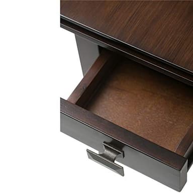 SIMPLIHOME Artisan SOLID WOOD 14 inch Wide Rectangle Transitional Narrow End Side Table in Russet Brown for the Living Room and Bedroom - Image 8