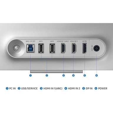 Samsung 32" Odyssey OLED G8 (G80SD) Series 4K UHD Smart Gaming Monitor w QD-OLED, 240Hz 0.03ms, G-Sync Compatible, Glare-Free Display, Sleek Metal Design, LS32DG800SNXZA, 3 Yr Warranty - Image 11