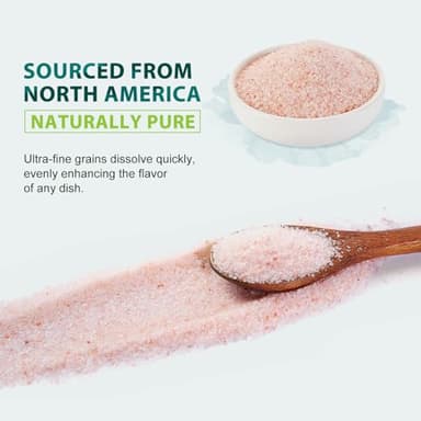 Soeos American Pink Salt, Fine Grain 16 Ounce, Pink Rock Salt, Salt for Grinder Refill, Perfect for Cooking & Seasoning - Image 4