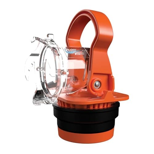 Camco Rhino RV Sewer Adapter PRO - Clear Sewer Hose Elbow with Drain Lock Adapter - Includes Ergonomic Handle & Flexible Adapter (39730) - Image 1
