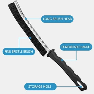 Crevice Cleaning Brush,New Multifunctional Cleaning Brush Tool, Bathroom Gap Brush, Home, Kitchen, Bathroom, Window, Vehicle, Faucets, Toilet,6Pcs - Image 6