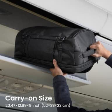 tomtoc Travel Backpack 40L, TSA Friendly Flight Approved Carry-on Luggage Hand Water-resistant Lightweight Business Rucksack, Durable Large Weekender Bag Daypack Fits 17.3 Inch Laptop, PFAS Free - Image 5