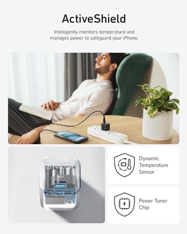 Anker USB C Charger Block 20W (Nano Pro), PIQ 3.0 Compact Fast Charger for iPhone 17/16/15/14/13 Series, Galaxy, Pixel 4/3, iPad (Cable Not Included) - Image 5