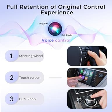 TERUNSOUl Wireless CarPlay Adapter, Convert Factory Wired to Wireless, Easy Plug and Play Setup, Zero Delay, Supports Voice Assistant, Compatible with Cars with OEM Wired CarPlay & iOS 10+ - Image 6
