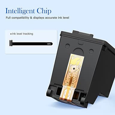 Valuetoner 62XL Ink Cartridges Black for HP Ink 62 for HP 62XL Black Ink Cartridges Work with Envy 7640 7645 5660 5540 5544 5640 7644 OfficeJet 200 250 280 OfficeJet 5740 5741 8040 Series (2-Black) - Image 5