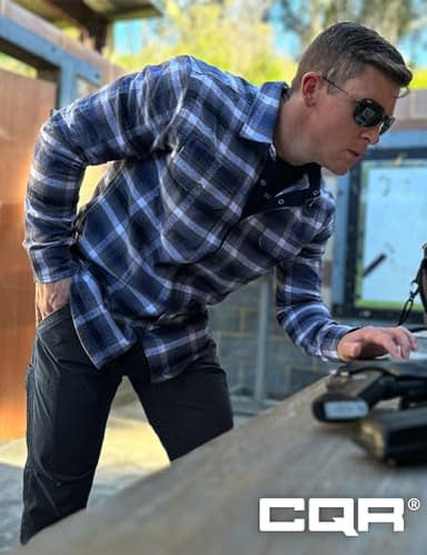 CQR Men's Vent Stretch Pants, Quick Dry Lightweight Casual Cargo Pants, Water Resistant Straight-Fit Utility Work Pants, Sedona Operator Navy, 32W x 32L - Image 3