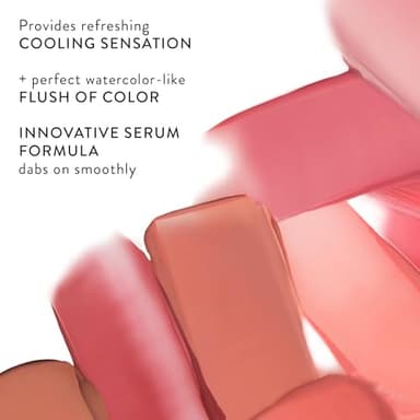 LAURA GELLER NEW YORK Serum Blush Tint, Lightweight Liquid Blush for Cheeks, Weightless Watercolor Sheer Finish, Practical Pink - Image 4