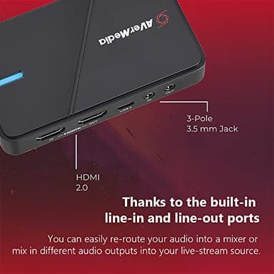 AVerMedia 4K Capture Card for Streaming,1440p120 Video Capture Device for PS5/Pro, Xbox Series X/S, Nintendo Switch, PC, compatible with Twitch, OBS, Windows, Mac - GC551G2 Live Gamer Extreme 3 - Image 6