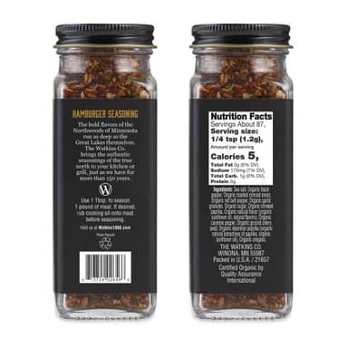 Watkins 1868 Organic Grilling Hamburger Seasoning, 3.6 oz (Pack of 3) - Image 2