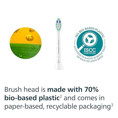 Philips Sonicare C2 Plaque Control - Genuine Replacement Electric Toothbrush Heads, White, 4 Pack One Year Supply, HX9024/65 - Image 7