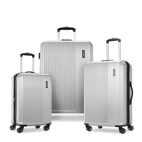 Samsonite Alliance SE Hardside Luggage with Spinner Wheels, Lightweight, 3PC SET (CO/MED/LG) SPINNER, SILVER - Image 1