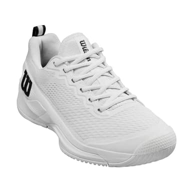 Wilson Rush Pro 4.5 Men's Tennis Shoe, White/Black, Size 9 - Image 2