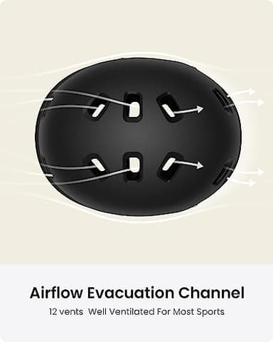 OutdoorMaster Skateboard Cycling Helmet - Two Removable Liners Ventilation Multi-Sport Scooter Roller Skate Inline Skating for Kids, Youth & Adults - L - Black - Image 4