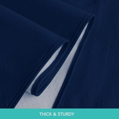 Splat Mat 2 Pack for Under High Chair & Arts & Crafts & Eating Mess, Waterproof 42''×46'' Baby Playtime Anti-Slip High Chair Mat for Floor or Table, Reusable & Portable Splash Mat for Under High Chair - Image 5