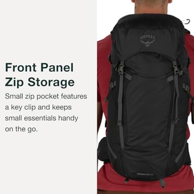 Osprey Sportlite 30L Lightweight Hiking Backpack for Men and Women, Dark Charcoal Grey, S/M - Image 5
