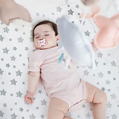 Crib Sheets for Girls 4 Pack, Fitted Crib Sheets for Standard Size Crib and Toddler Mattresses, Soft and Breathable Baby Gift Girl Set, Pink - Image 4