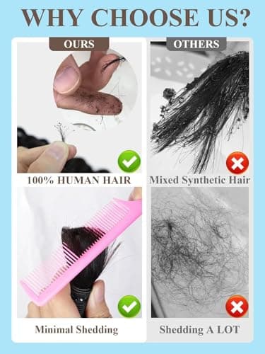 Chocolate Brown Braiding Hair 100g 18 Inch Deep Water Wave Bulk Human Hair for Braiding 2 Bundle 12A Brazilian Virgin Curly Hair Extensions for Boho Braids Wet and Wavy Color 4 Human Braiding Hair - Image 3