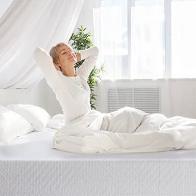 EGO White 10 Inch Short King Memory Foam RV Mattress, Cooling Gel Green Tea Mattress for RVs, Campers & Trailers, Bed in a Box, CertiPUR-US Certified, 72"×75", Medium Firm - Image 8