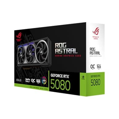 ASUS ROG Astral GeForce RTX™ 5080 OC Edition Gaming Graphics Card (PCIe® 5.0, 16GB GDDR7, HDMI®/DP 2.1, 3.8-Slot, 4-Fan Design, Axial-tech Fans, Patented Vapor Chamber, Phase-Change GPU Thermal pad) - Image 18
