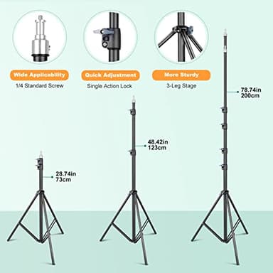 Torjim Softbox Lighting Kit - 30"X30" Professional Photography Lighting for Filming, Model Portrait, Product & Fashion Photography - Image 3