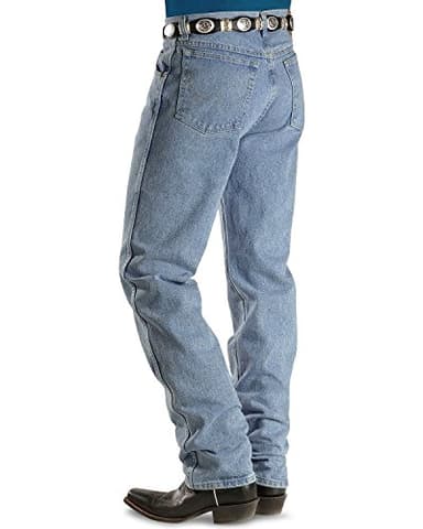 Wrangler mens Relaxed Fit Jeans, Vintage Indigo, 40W x 30L US - Image 5