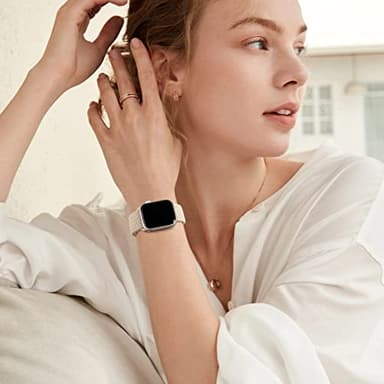DaQin 4 Pack Braided Stretchy Solo Loop Compatible with Apple Watch Bands for Women Men 40mm 41mm 42mm 44mm 45mm 46mm 49mm 38mm, Nylon Elastic Strap for iWatch Series 11 10 9 8 7 6 5 4 3 2 1 SE Ultra - Image 7