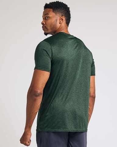 Big and Tall King Size Mens Quick Dry Dri Fit Active Wear Workout Running Training Athletic Performance Short Sleeve Crew Pocket T-Shirt Undershirt Essentials Top Tee ropa Hombre- Set 4, 4X - Image 3