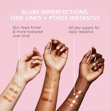 Doll 10 Peptide Bounce Balm Foundation™ – Hydrating, Age-Defying Foundation for Older Women, All Skin Types – Vegan, Clean, Natural, Medium Buildable Coverage, Blurs Fine Lines - [Light/Medium] - Image 6