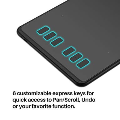 HUION Inspiroy H640P Drawing Tablet, 6x4 inch Digital Art with Battery-Free Stylus, 8192 Pen Pressure, 6 Hot Keys, Graphics Tablet for Drawing, Writing, Design, Teaching, Work with Mac, PC & Mobile - Image 5