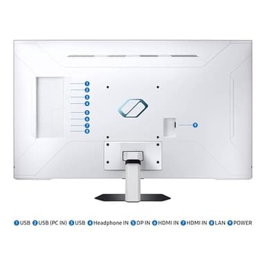 SAMSUNG 43" Odyssey Neo G7 Series 4K UHD Smart Gaming Monitor, 144Hz, 1ms, VESA Display HDR600, Quantum Matrix Technology, AMD FreeSync Premium Pro, LS43CG702NNXZA, Black - Image 9