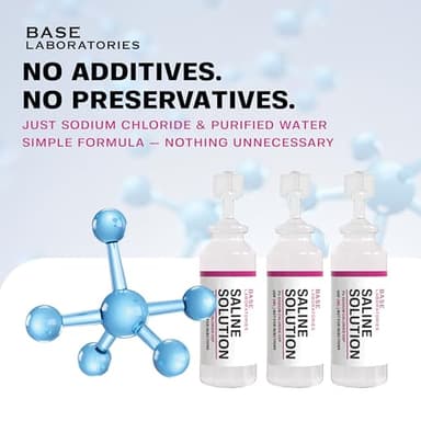 BASE LABORATORIES 7% Saline Solution for Nebulizer Machine | Saline Solution for Inhalation & Nasal Irrigation | High 7% Concentration l 25 Vials 5ml Unit Dose - Image 4