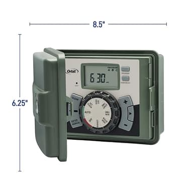 Orbit 57896 6-Station Outdoor Swing Panel Sprinkler System Timer - Image 3