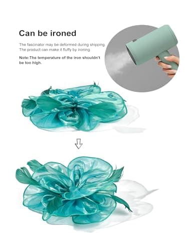 SWEETV Fascinators Hats for Women Tea Party Hat and Gloves Set for Kentucky Fascinator Derby, Cocktail, Wedding, Fancy Dress Party, Black - Image 5