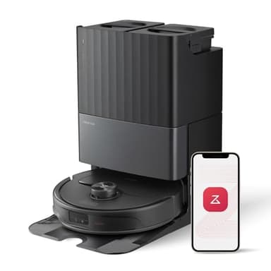 roborock Qrevo Master Robot Vacuum and Mop Combo, 10,000Pa Suction, FlexiArm Design Side Brush & Mop, Auto Mop Washing & Drying, Self-Emptying&Refilling, Dock Self-Cleaning, Obstacle Avoidance, Black - Image 1