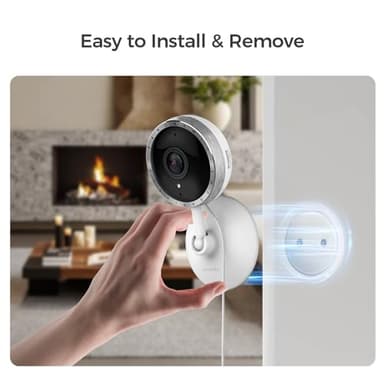 ARPHA 2K Indoor Security Camera with App, WiFi Home Camera Sound Detection PIR Motion Detection, Night Vision 130° 2-Way Talk，Easy to Install - Image 8
