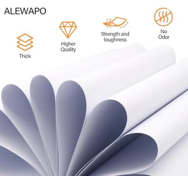ALEWAPO White Cardstock 8.5 x 11 Thick Paper, 40 Sheets, ThickPaper 65 LB/180 GSM, Cardstock Printer Paper 8.5 x 11, White Card Stock for Invitations, Menus, Wedding, DIY Cards - Image 4