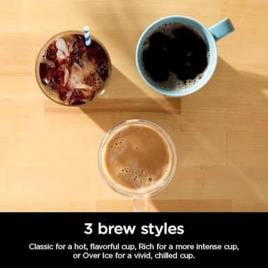 Ninja Pods & Grounds Single-Serve Coffee Maker, K-Cup Pod Compatible, 56-oz. Reservoir, 6-oz. Cup to 24-oz. Travel Mug Brew Sizes, Iced Coffee Maker, Navy, PB041NV - Image 5