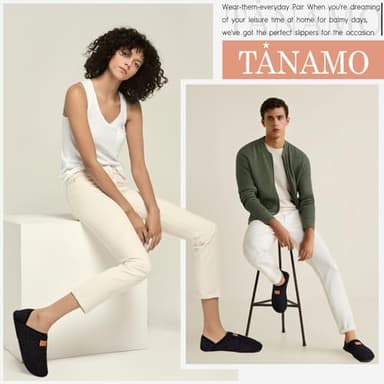 Tanamo House Slippers for Women Men Indoor Barefoot Slippers Socks Slip on House Shoes Cozy Comfy Slippers for Home Bedroom Travel Yoga - Image 7