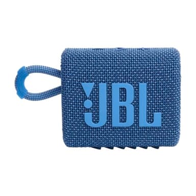 JBL Go 3 Eco - Portable Mini Bluetooth Speaker, big audio and punchy bass, IP67 waterproof and dustproof, 5 hours of playtime, Made in part with recycled materials (Eco Blue) - Image 6