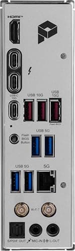 MSI PRO Z890-A WiFi ProSeries Motherboard (Supports Core Ultra Series 2 Intel Processors, LGA 1851, DDR5, PCIe 5.0, M.2, SATA, 5Gbps LAN, USB Type-C, Wi-Fi 7, Bluetooth 5.4, Thunderbolt 4, ATX) - Image 6