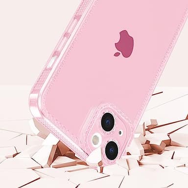 ZTOFERA Designed for iPhone 14 Plus/15 Plus 6.7 inch,Sparkly Cute Clear Case for Women Girls,Glitter Bling Flexible Soft TPU Silicone Bumper Protective Cover for iPhone 14 Plus/15 Plus,Pink - Image 3