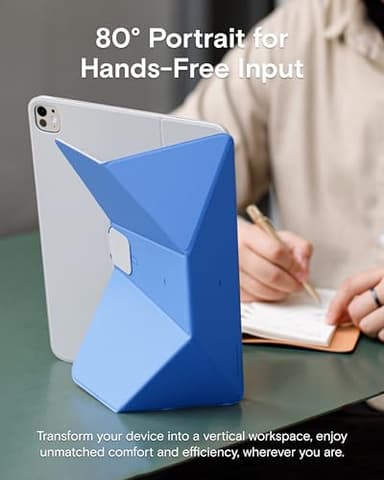 MOFT Dynamic Folio Case for iPad mini 7 A17 Pro (2024), iPad mini 6 (2021), Silm Magnetic Stand Case with 20+ Viewing Angles, Auto Wake/Sleep, Ultra Thin, Cement x Sapphire - Image 6