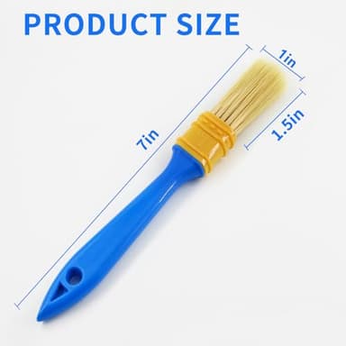 DTDNZKN 3 Pack Paint Brushes - Ideal for Priming, Painting, Varnishing, Wood, Walls, and More - Image 2