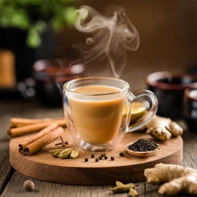 VAHDAM Instant Chai Tea (3oz/85g) - Traditional Masala Chai | Makes 100 Cups | Natural Spices, Zero Calories | Instant Indian Tea - No Steeping | Unsweetened Tea Powder | Free Bamboo Spoon Inside - Image 6