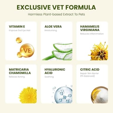 PawSono Eye Wipes for Dogs & Cats, Hypoallergenic Dog Eye Wipes Cleaner, Natural Cleaning Grooming Pet Wipes Gently Remove Tear Stain, Eye Debris, Discharge, Mucus, Non-Irritating, Unscent, 100 pcs - Image 4