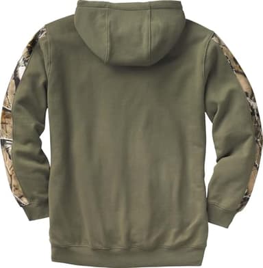 Legendary Whitetails Men's Big & Tall Camo Outfitter Hoodie, Army, 3X-Large Tall,Dark Green - Image 2