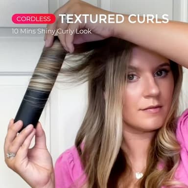 TYMO Cordless Hair Straightener Brush - Upgrade Porta ECO Portable Straightening Brush for Travel, Mini Hot Straightening Comb for Women, Ceramic Coating, Lightweight for Touch-ups,Anti-Scald, Black - Image 4