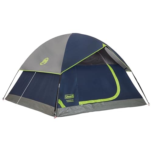 Coleman Sundome Camping Tent with Rainfly, 2/3/4/6 Person Tent Sets Up in 10 Mins, Weatherproof Shelter for Camping, Festivals, Backyard, Sleepovers, & More - Image 1