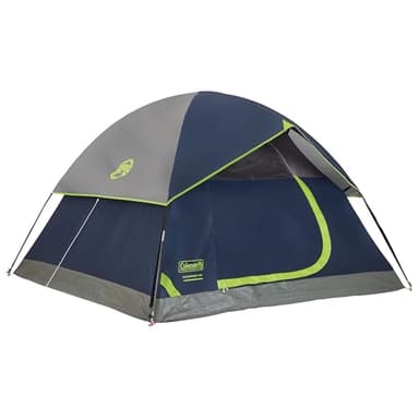 Coleman Sundome Camping Tent with Rainfly, 2/3/4/6 Person Tent Sets Up in 10 Mins, Weatherproof Shelter for Camping, Festivals, Backyard, Sleepovers, & More - Image 1