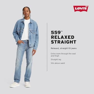 Levi's Men's 559 Relaxed Straight Jeans (Also Available in Big & Tall), Just Being Me - Image 4